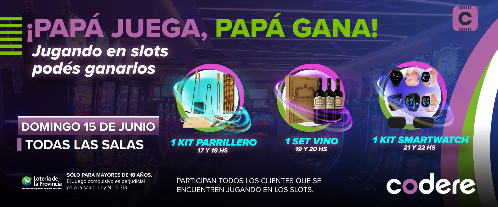 Jugando en Slots Día del Padre
