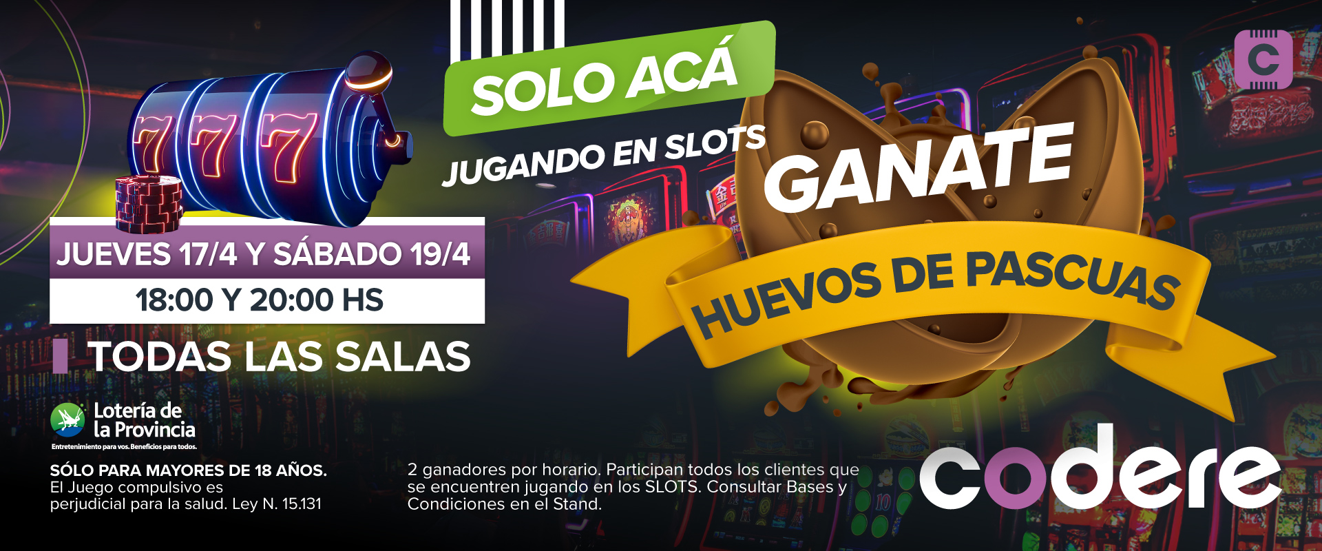 Sorteo Jugando en Slots