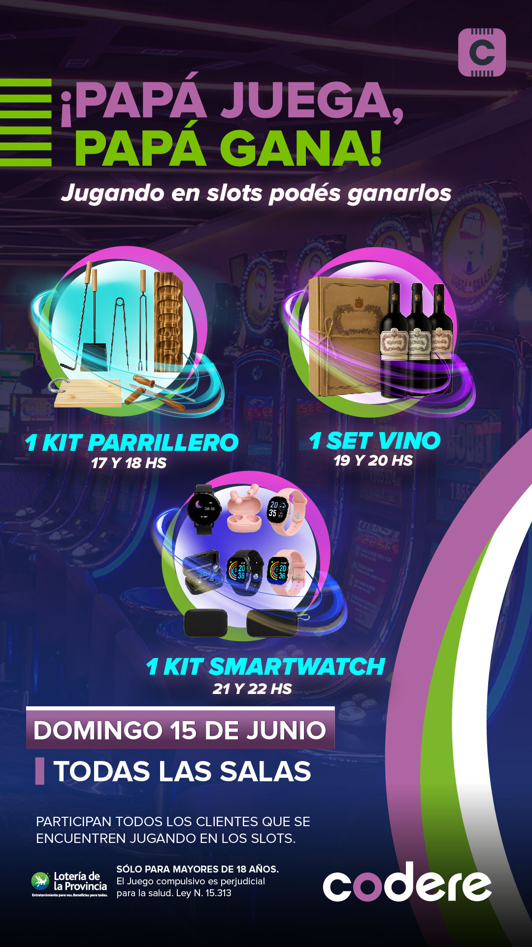 Jugando en Slots Día del Padre