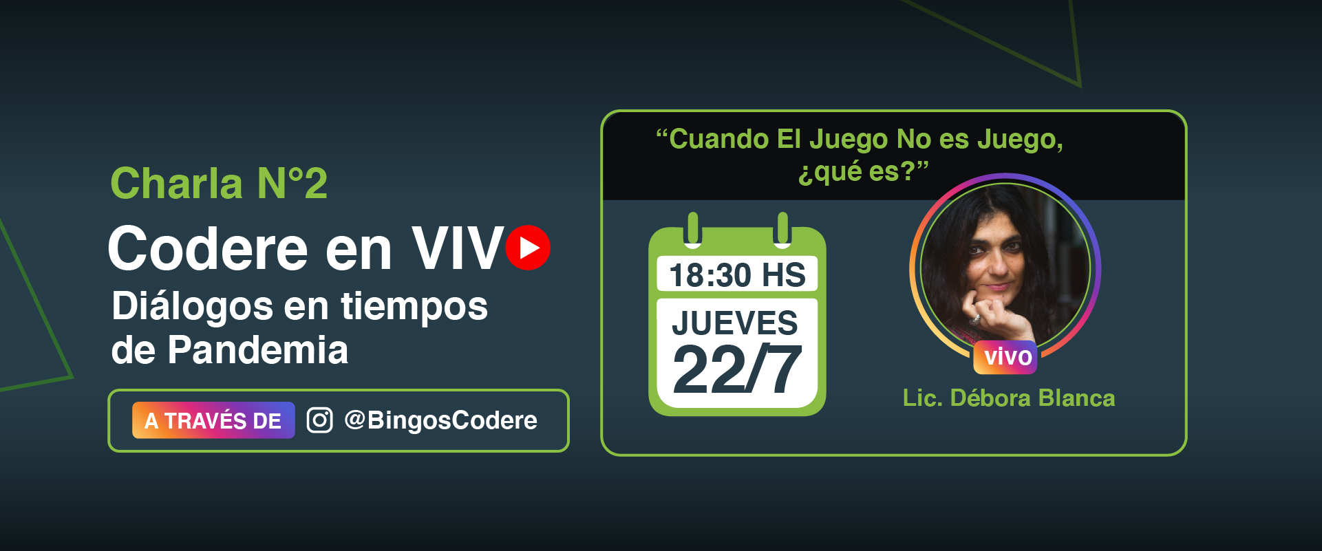 Codere en Vivo en instagram